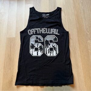 Vans Black Tank Top. Size M